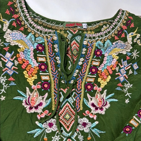 Women’s JOHNNY WAS Sunflower Blouse Size XL - Picture 9 of 15